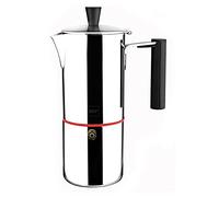 MAGEFESA Nova Capri - Cafetera Italiana de 4 Tazas, Acero Inoxidable 18/10, Para Todo Tipo de Cocina, Inducción, Limpieza Fácil, Café, Moka