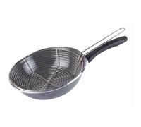 Magefesa Parma - Sartén freidora con cestillo 26cm, recubrimiento esmaltado, limpieza lavavajillas apta para cocinas de gas, vitrocerámica y gas, Fabricada en España