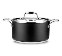 Magefesa Prisma - Cacerola de 24cm, Acero Inoxidable 18/10, Todo Tipo de Cocinas, Inducción, Horno, Fácil Limpieza, Cocina Sana, Calor Uniforme