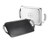 MAGEFESA Prisma - Plancha Teppanyaki 41x27cm Negra, Acero Inoxidable 18/10, Libre de PFOA/PFTE, Fácil Limpieza, Para Todo Tipo de Cocinas, Inducción
