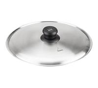 Magefesa Prisma - Tapa Voltea Tortillas 30cm, Acero Inoxidable 18/10, Pomo Resistente al Calor, Superficie Deslizante, Para Lavavajillas, Multiusos