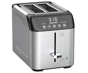 Magefesa Rise Digit - Tostadora, 925 W, 2 Rebanadas, 7 Niveles de Tostado, Funciones Parar, Descongelar y Calentar, Expulsión Automática