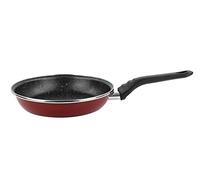 MAGEFESA Sartén 30Ø Praga New. Antiadherente bicapa Reforzado Piedra. Fondo Full Induction. Exterior Color Rojo. 50% Ahorro energético.