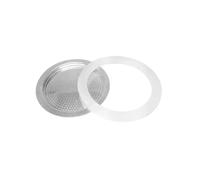 Magefesa - Set de Juntas + Filtro Silicona Compatible con Cafetera Italiana, Modelos KENIA, COLOMBIA, JAMAICA