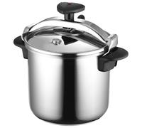 Magefesa Star Recta - Olla Express Tradicional 12L, Acero Inoxidable 18/10, para Todo Tipo de Cocinas, Inducción, 3 Sistemas de Seguridad