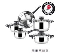 Magefesa Style Inox - Batería De Cocina 9 Piezas