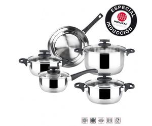 Magefesa Style Inox - Batería De Cocina 9 Piezas