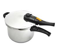 Magefesa Style - Olla Express Rápida 6L, Acero Inoxidable 18/10, Cocina Sana, Fondo Termo-Difusor, Asas Laterales Termo-Resistentes, Inducción