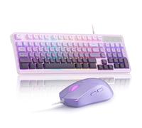 MageGee GK980 - Teclado retroiluminado con Cable, teclados de PC y Mouse de sensibilidad Ajustable para PC/loptop/Mac