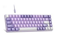 MageGee MK-Box - Teclado mecánico para juegos 60%, color morado