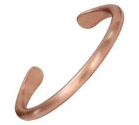 MagEnergy Cadena de eslabones cubanos para hombres y mujeres, cadena de cobre de 22/24 pulgadas de largo, collar cubano de Miami, joyería de hip hop, regalo de joyería de regalo (12 mm de ancho, cobre