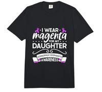 Magenta para Hija - Apoyo EOE Comfort Colors Adult Heavyweight T-Shirt