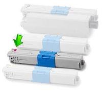 Magenta Tóner Compatible para Oki ES5430/ES3451/ES5461-5K#44469741