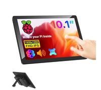 MAGEX - Monitor de visualización táctil de 10.1 pulgadas con funda - visualización pi IPS FHD 1920x1200, 10 puntos, visualización pi con HDMI de doble paralelo, visualización táctil pi para Pi 5/4/3/2