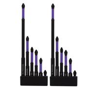 Magfixer New K5 Impact Resistant Bit Set, Non Slip Magnetic Screwdriver Drill Bits for Drywall, Wood and Metal, Anti Slip Bits for Power Tools