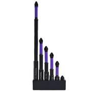 Magfixer New K5 Impact Resistant Bit Set, Non Slip Magnetic Screwdriver Drill Bits for Drywall, Wood and Metal, Anti Slip Bits for Power Tools