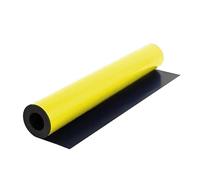 Magflex® Hoja Magnética de Amarillo Mate Flexible Para Crear Imágenes Magnéticas, Obras de Arte, Letreros O Pantallas - 620mm de Ancho - 1 M de Longitud