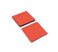 Magflex® Hoja Magnética de Rojas Rojas Y Glosas Magflex® Para Crear Scrumbers, Etiquetas Extraíbles Y Cambiantes - 75mm x 75mm - Paquete de 5
