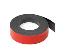 Magflex® Lite Flexible Matt Red Magnetic Tape Para Pizarras, Tableros de Notificación O Archivadores - 25mm de Ancho - 5 M de Longitud - Paquete de 5