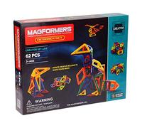 Magformers - Designer, set de 62 piezas magnéticas (703002) , color/modelo surtido