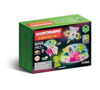 MAGFORMERS - Glowing Craft Set 279-25 Bloques de construcción magnéticos, 20 Piezas, Juguete de construcción, Multicolor
