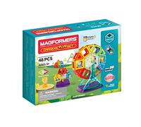 MAGFORMERS Juego de Bloques magnéticos Carnival Plus, 48 Piezas, 3-8 años, 8 x 34 x 24 cm, magnéticos, Bloques de construcción, Juguete Educativo, Pensamiento científico, Unisex, plástico, 703016