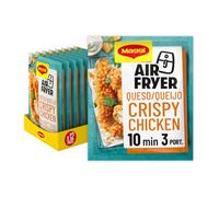 Maggi Airfryer Crispy Queso pack 12x70g | Sazonador para Air Fryer sabor a Crispy Queso. Ideal para conseguir textura crujiente en recetas