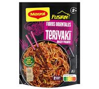 MAGGI FUSIAN Fideos Pasta Orientales Teriyaki Dulce y Picant - Noodle de trigo sabor teriyaki 130 g