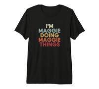 Maggie Name Maggie Personalized Name First Given Camiseta Premium