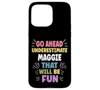 Maggie Personalized Women's Gift Custom Maggie Carcasa para iPhone 15 Pro MAX