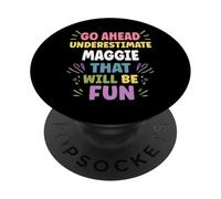 Maggie Personalized Women's Gift Custom Maggie PopSockets PopGrip Adhesivo