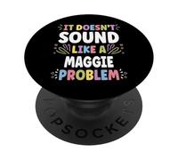 Maggie Personalized Women's Gift Custom Maggie PopSockets PopGrip Adhesivo