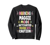 MAGGIE Personalized Women's Gift Custom MAGGIE Sudadera