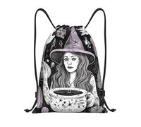 Magia Bruja Brujería Bohemia Mujer Hombre Bolsa De Deporte Gran Capacidad Bolsa De Gimnasio Con Cordón Mochila Con Cordón Para Playa Viaje Senderismo