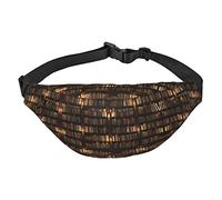 Magia Brujería Brujería Bohemia Dibujo Viaje Correr Bolso Bandolera Grande Hombre y Mujer Deportes Cintura Bolsa Crossbody, Library Bookshelf Book, Talla única, Mochila informal