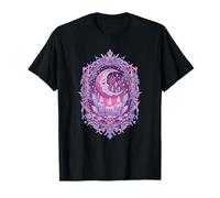Magia de Cristal de Luna Creciente gótica Pastel Camiseta