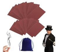 Magia de humo de dedo, truco mágico de humo para dedos, mago fuma dedos, magia profesional, accesorios de fantasía de papel o espectáculos de Halloween, actuación en escenario (40 unidades (5 x 7 cm)