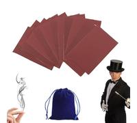 Magia de humo de dedo, truco mágico de humo para dedos, mago fuma dedos, magia profesional, accesorios de fantasía de papel o espectáculos de Halloween, actuación en escenario (20 unidades (10 x 7 cm)