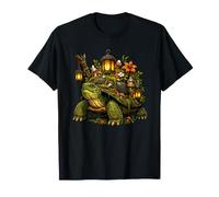 Magia del Bosque Encantado de la Linterna de Tortuga caprichosa Camiseta