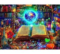 Magia Diamond Painting Planeta Diamond Painting Adultos Pintura de Diamante Kit Manualidades Adultos 5D Kit Punto de Cruz Cristal Art Creart Pintura Diamante para Decoración Pared Hogar 30x40cm,Model1