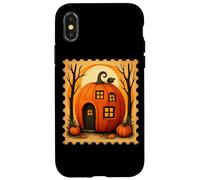 Magia escénica de Halloween Pumpkin House Carcasa para iPhone X/XS