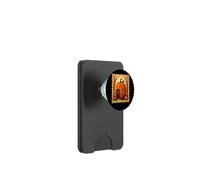 Magia escénica de Halloween Pumpkin House PopSockets PopWallet para MagSafe