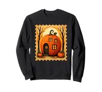 Magia escénica de Halloween Pumpkin House Sudadera