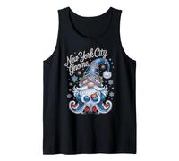Magia navideña de gnomo de la Ciudad de Nueva York Camiseta sin Mangas