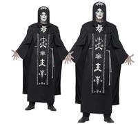 Magia Negra Disfraz de Halloween Dark Arts Voodoo Disfraz Hombre Mediano