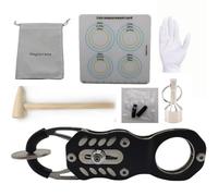 Magiarcana Kit de piezas de prueba de ping de monedas de oro y plata, probador de ping de monedas