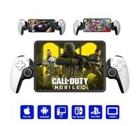 MAGIC BLOCK Controlador de juego móvil para iPhone/iPad/Android/Tablet/Switch/PS4/PC, controlador de juego inalámbrico, compatible con transmisión/juegos en la nube, Hall-Rocker, sensor giroscópico de