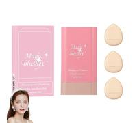 Magic Blusher, termocrómico, fijo, cambia de color y cremoso, pigmentado natural, incluye 3 mini topes para el pulgar