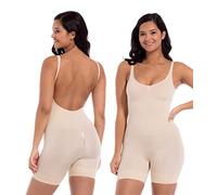 Magic Bodyfashion Low Back Bodysuit Bodi modeladora, Latte, L para Mujer