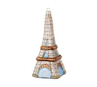 MAGIC Bolas de Navidad de cristal soplado artesanalmente para árbol de Navidad, decoración para el árbol, Torre Eiffel, cristal, 14,5 cm, decoración de cristal